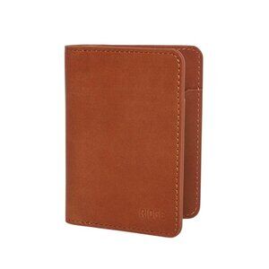 Ridge Bifold Leather Wallet – Tobacco Brown
